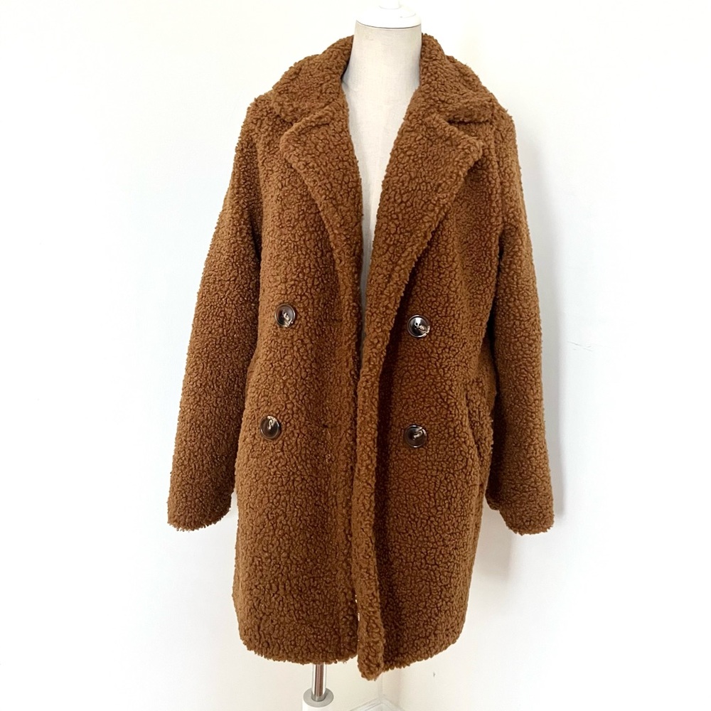 Sherpa Collared MIDI Coat